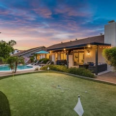 Heated Pool, Waterslide, Putting Green