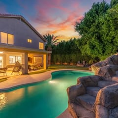 Sunset Paradise l Waterslide l Heated Pool l Hot Tub l Putting Green