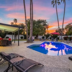 Saguaro Serenity | Stylish Home w Pool & Hot Tub